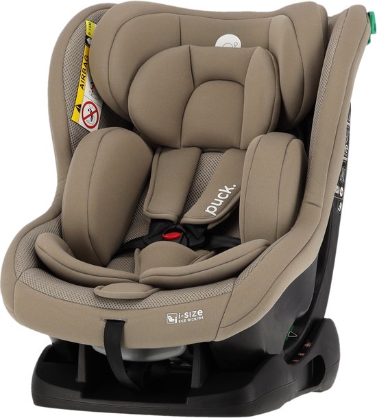 Puck autostoel Uno taupe (40-105cm) van Merkloos