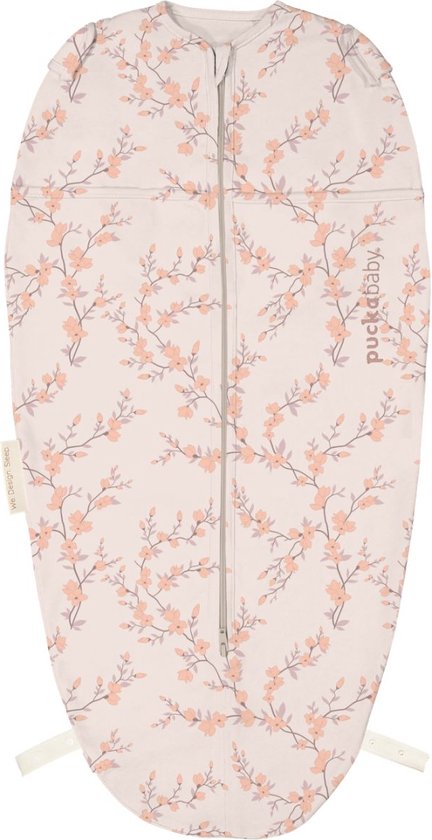 Puckababy Mini Inbakerslaapzakje baby (3-6m) - Blossom - Katoen TOG 0.5 - Zomerslaapzak van Puckababy
