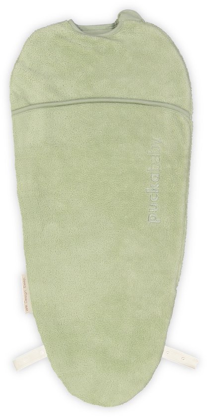 Puckababy Original Piep Inbakerslaapzak (0-3M) - Teddy - Olive van Merkloos