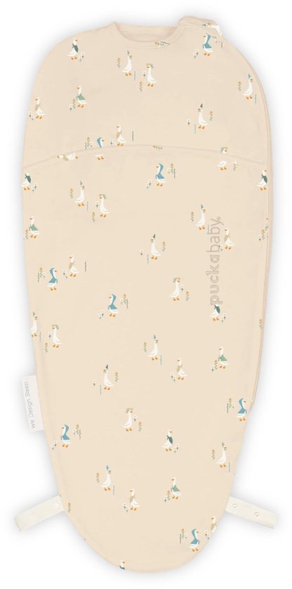 Puckababy Piep Inbakerslaapzakje baby (0-3m) - Geese - Katoen TOG 0.5