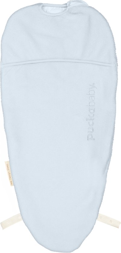 Puckababy Piep Inbakerslaapzakje baby (0-3m) - Sky - Teddy TOG 2.0 - Winterslaapzak van Puckababy