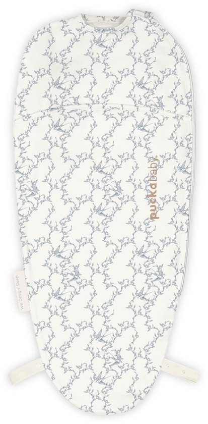 Puckababy Piep Inbakerslaapzakje baby (0-3m) - Swallows - Katoen TOG 0.5