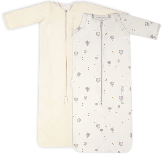Puckababy Slaapzak 4 Seizoenen Baby - Zomerslaapzak en Winterslaapzak (6m-2,5j) - TOG 0.25 tot TOG 2.5 - Balloons van Puckababy