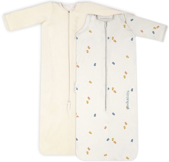 Puckababy Slaapzak 4 Seizoenen Baby - Zomerslaapzak en Winterslaapzak (6m-2,5j) - TOG 0.25 tot TOG 2.5 - Gummy Bears van Puckababy