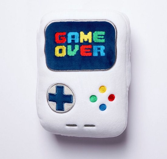 Puckator - Resteazzz - Nekkussen met Slaapmasker - Game Over - rechthoekig nekkussen - Neksteun voor Reis Vliegtuig/Auto/Bus van Puckator.