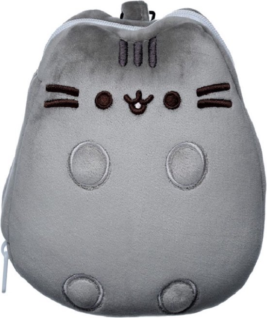Puckator - Resteazzz - Nekkussen met Slaapmasker - Pusheen - Kat - Reiskussen voor Vliegtuig/Auto/Bus van Puckator