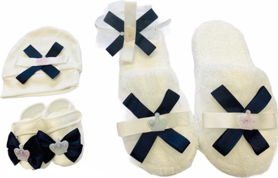 Puerperal set blauw (baby en moeder) van Merkloos