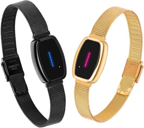 Pulomi Fernliebe Touch-armbanden voor koppels, vibratie en verlichting, smart matching, ideaal voor lange afstanden - ShopVlot