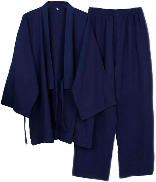 Pumpkin Japanse heren ochtendjas kimono pyjama nachthemd dun