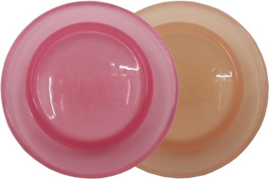Pura silicone afsluitdisk 2 stuks Rose en Carrot van Merkloos