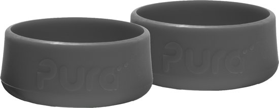 Pura Silicone Bumpers - Grijs - 2 stuks van Merkloos