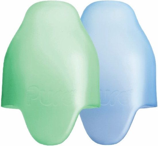 Pura Silicone Reisdop 2 Stuks - Moss en Mint - Geschikt voor Pura Drinkbekers - Plasticvrij, BPA-vrij en Vrij van Schadelijke Stoffen - Vaatwasserbestendig van Merkloos