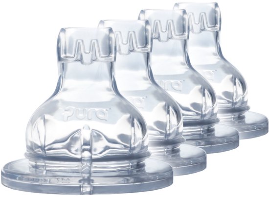 Pura silicone tuit - 4 stuks van Merkloos