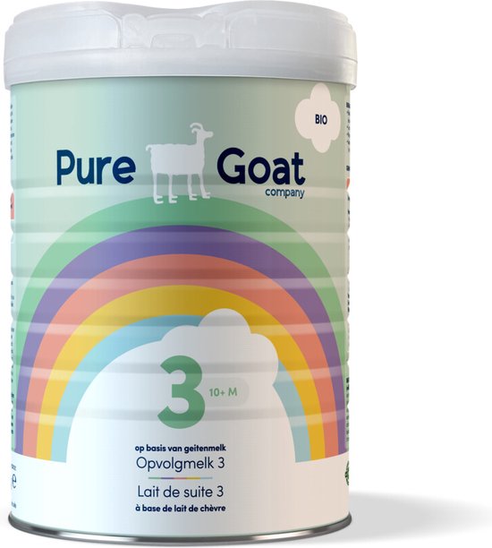 Pure Goat Opvolgmelk 3 bio 800 Gram van Nanny Care