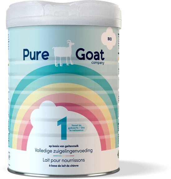 Pure Goat Zuigelingenvoeding volledig 1 bio 800 Gram van Pure Goat Company