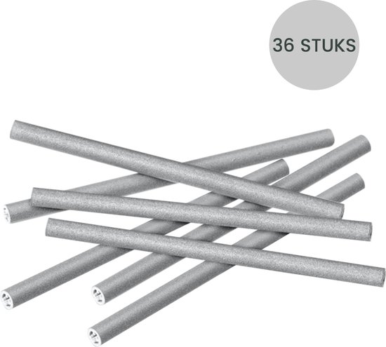 Purepeak Spaakreflectoren Set 36 Stuks - Spaakverlichting Kinderfiets - Spaakversiering - Zilver van Purepeak