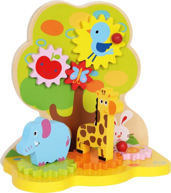 Puzzel tandwielen Paradise - Houten speelgoed vanaf 1,5 jaar van Tender Leaf Toys