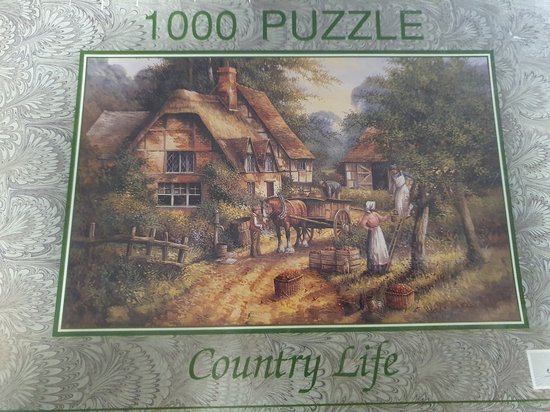 Puzzle van Master-Line - 1000 stukjes - Country Life van Master-Line