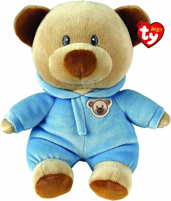 Pyjama Bear Knuffel - Blauw - 24 cm