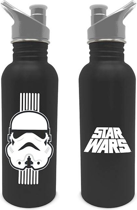 Pyramid International Star Wars Waterfles Stormtrooper Zwart van Merkloos