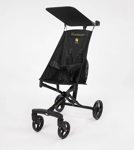 Qplay Easy Luxe Lichtgewicht Buggy XL - Zwart van $