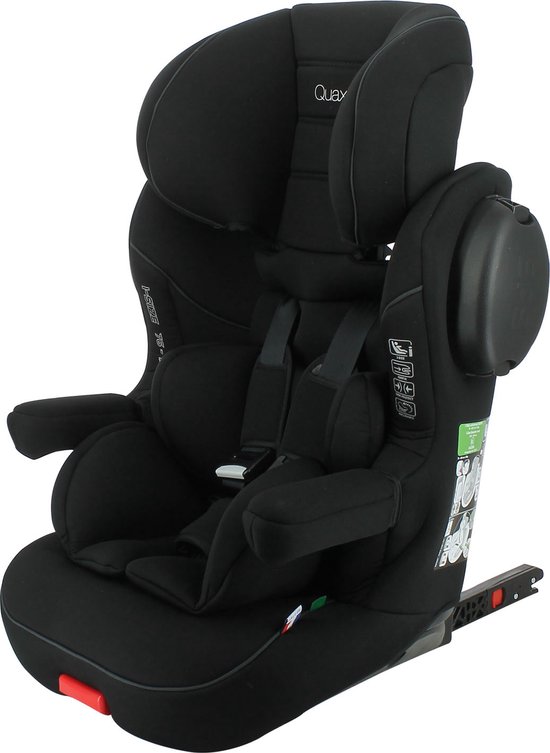 Quax Autostoel I Size - ISOFIX - Zwart - 76-140m (Groep 1/2/3) van Quax