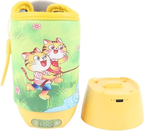 Quick Warm Up Baby Bottle Warmer with Smart Temperature Control, 48H Keep Warm, Thaw Breastmilk, 7 Adjustable Levels, Suitable for Travel, Milk Heating, Warmer