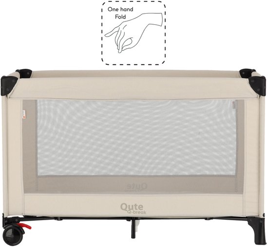 Qute Q-break Campingbed easyfold ivory van Qute