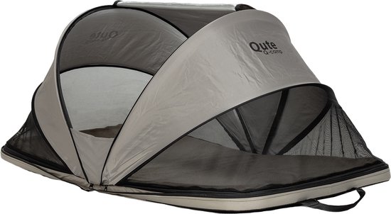 Qute Q-Camp Babytent - Taupe / Desert van Merkloos