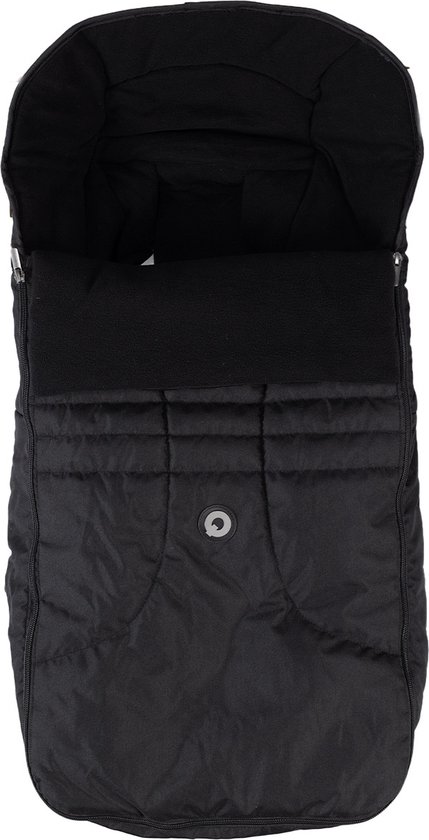 Qute Q-Cocoon Fleece Voetenzak - Zwart van Qute