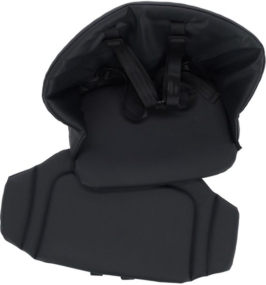 Qute Q-Sittle Kussenset - Black PU van Merkloos