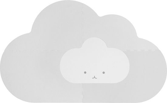 Quut - Quut Speelmat Head in the Clouds Small Grijs van Quut.