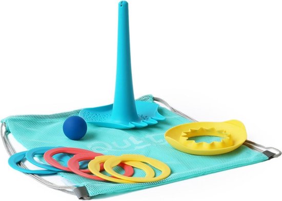 Quut - Strandspeelgoed set: Ringo (ringen) + Triplet (zandkasteelbouwer) + Shaper (vormen maker) van Quut.