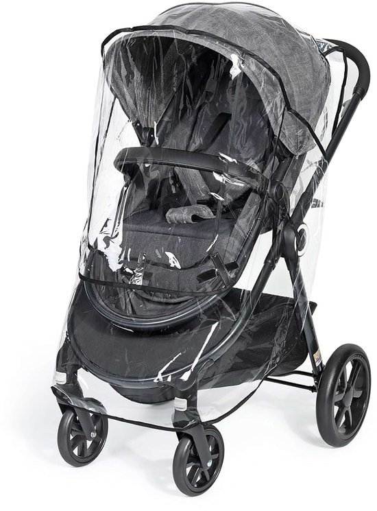 Qwali Regenhoes Kinderwagen Universeel - Wandelwagen - Regenhoes Buggy - Kinderwagen Accessoires van Merkloos