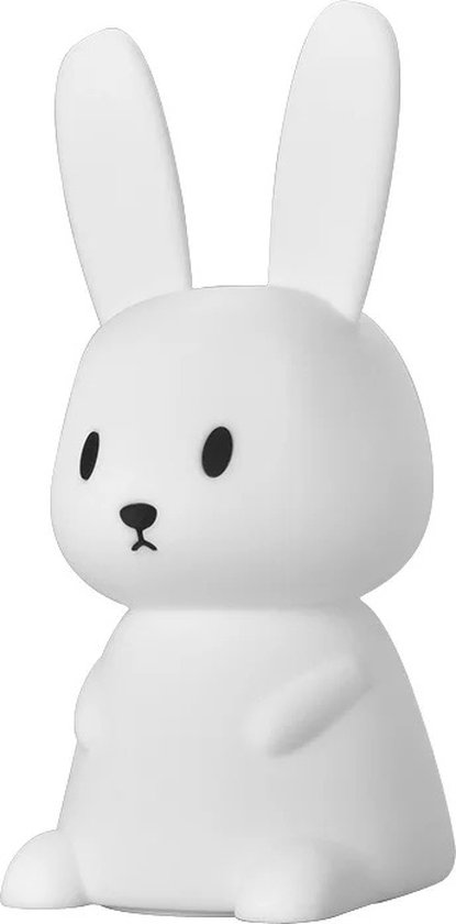 Rammelaar&Co Nachtlampje Bunny - Kinderkamer Verlichting LED RGB en Warm Wit - USB Oplaadbaar - Nachtlampje Konijn - Kindvriendelijk van Rammelaar&Co