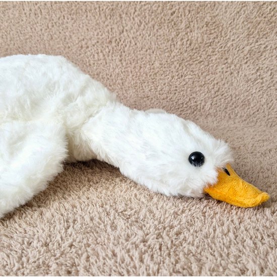 Rammelaartje - babyknuffel - Zachte knuffelgans - Gilly Goose van Little Dutch