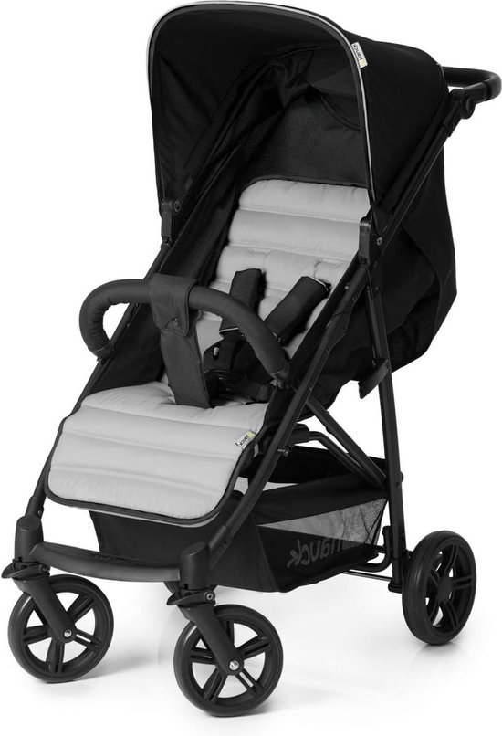 Rapid 4 buggy tot 25 kg met ligstand - inklapbaar met één hand - grijs/zilver Buggy inklapbaar vliegtuig van Hauck