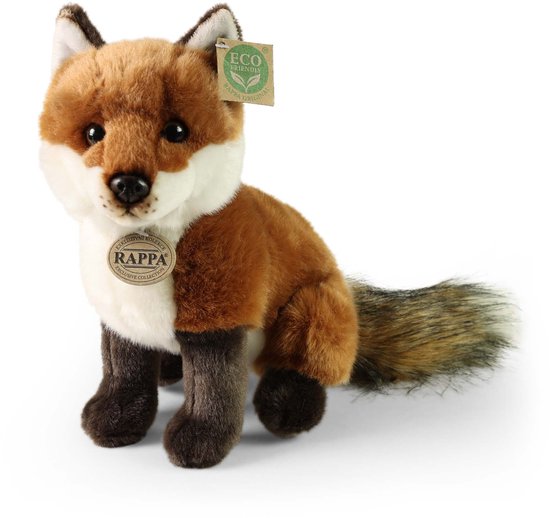 Rappa Eco Friendly Serie - Pluche Vos - 27 cm - Zacht en Recyclebaar