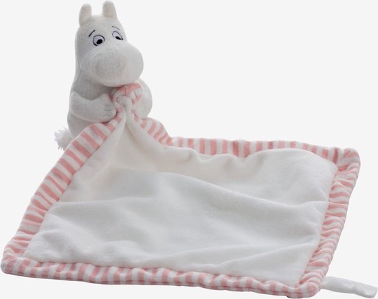 Rätt Start - Moomin - Knuffeldoekje Rose - 24 x 24 cm - Met Speenlus - Zacht Baby Knuffeldoek - Wasbaar van Rätt start