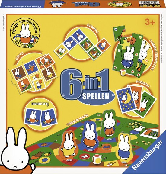 Ravensburger Nijntje 6 in 1 - spellendoos van Ravensburger