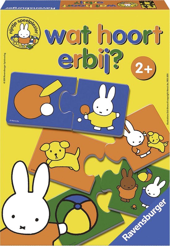 Ravensburger nijntje wat hoort erbij? - kinderspel van Ravensburger