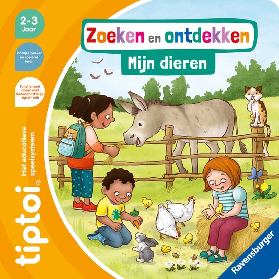 Ravensburger | Tiptoi Boek | Zoeken en Ontdekken: Mijn Dieren