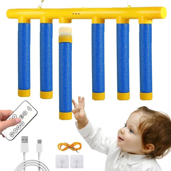 Reactietraining Speelgoed - Stafdoorgeefspel - Reactie Training Toy - 3 Valing Speeds Verstelbaar - Voor Hand-oogcoördinatie Bij Kinderen - Game Stick Reflex Training van SPEEDY PLANET