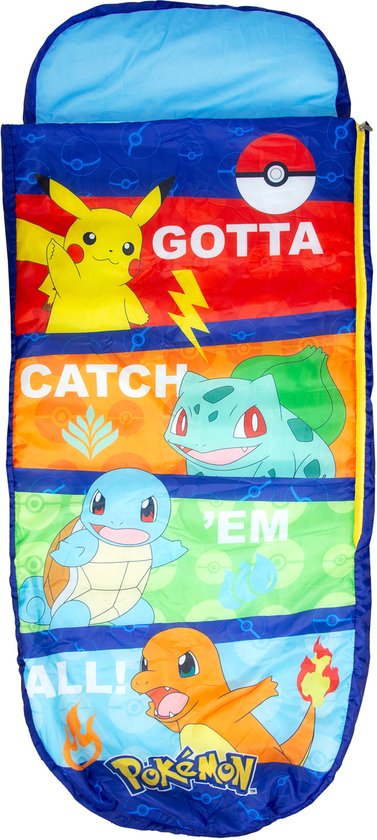 Ready Bed - Kinderluchtbed met slaapzak - Pokemon -kinderluchtbed - met dekbed