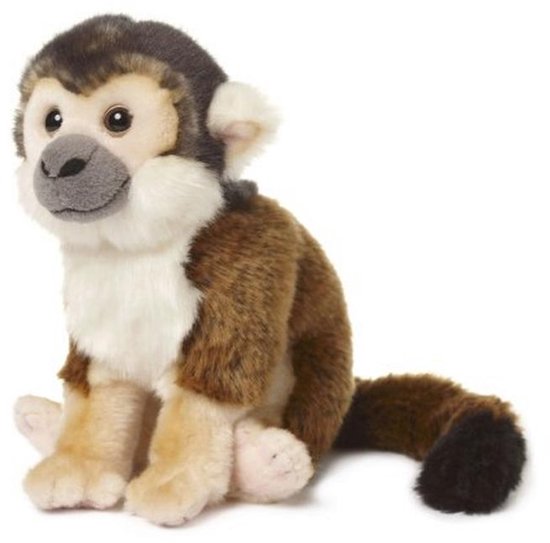 Realistisch doodskopaapje pluche knuffel (20 cm) - Superzacht en levensecht speelgoed voor kinderen van Merkloos