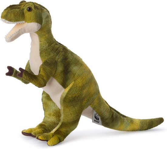 Realistisch Pluche T-Rex Dinosaurus Knuffel Gemaakt van Gerecyclede Materialen (47 cm) van Merkloos