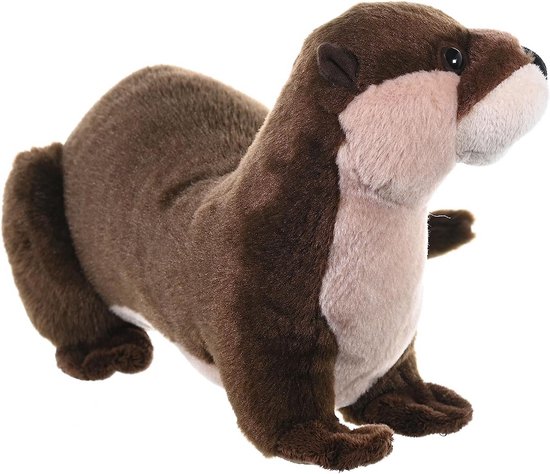 Realistische Pluchen Rivierotter Knuffel 30 cm - Zacht Speelgoed voor Kinderen