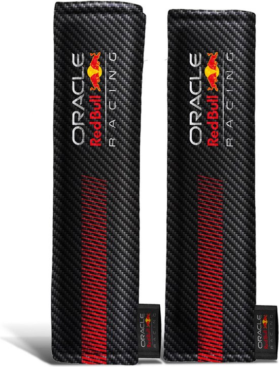 Red Bull Oracle Universele Gordelhoezen - Type 01 - Zwart/Rood van Merkloos