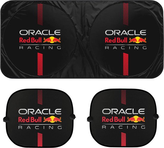 Red Bull Oracle Universele Zonneschermen 3 stuks Zwart/Rood van Red Bull