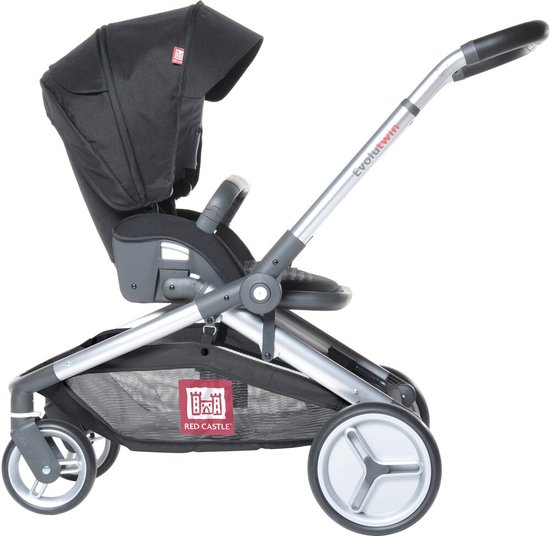 Red Castle Evolutwin Dubbele Wandelwagen - Zwart van Red Castle